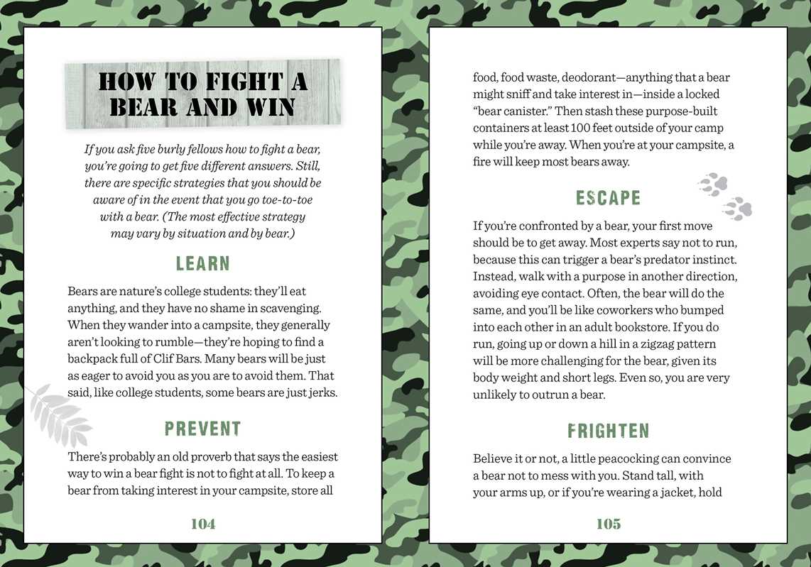 How to Fight a Bear...and Win by Bathroom Readers' Institute