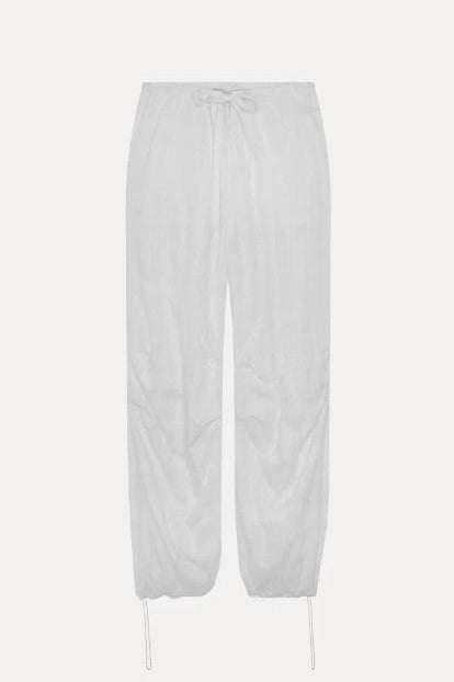 Flat image of the Alfie Grace Pant in checkered white