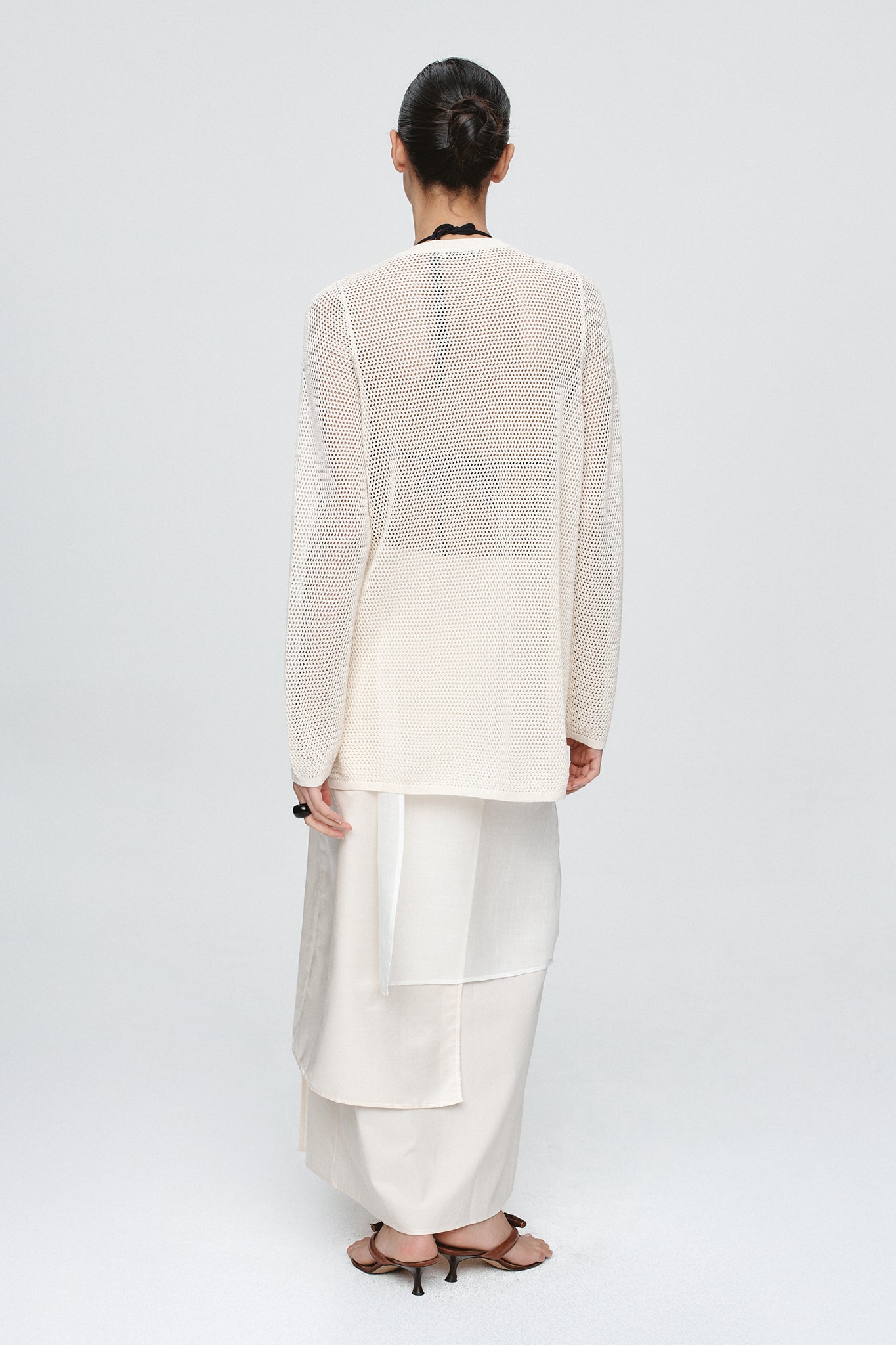 Marle Calla Cardigan-Ivory