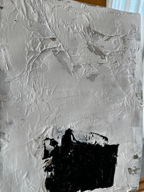 Monica Brressan Original Painting Sediment IV, on Cotton Paper 9.8" X 14"