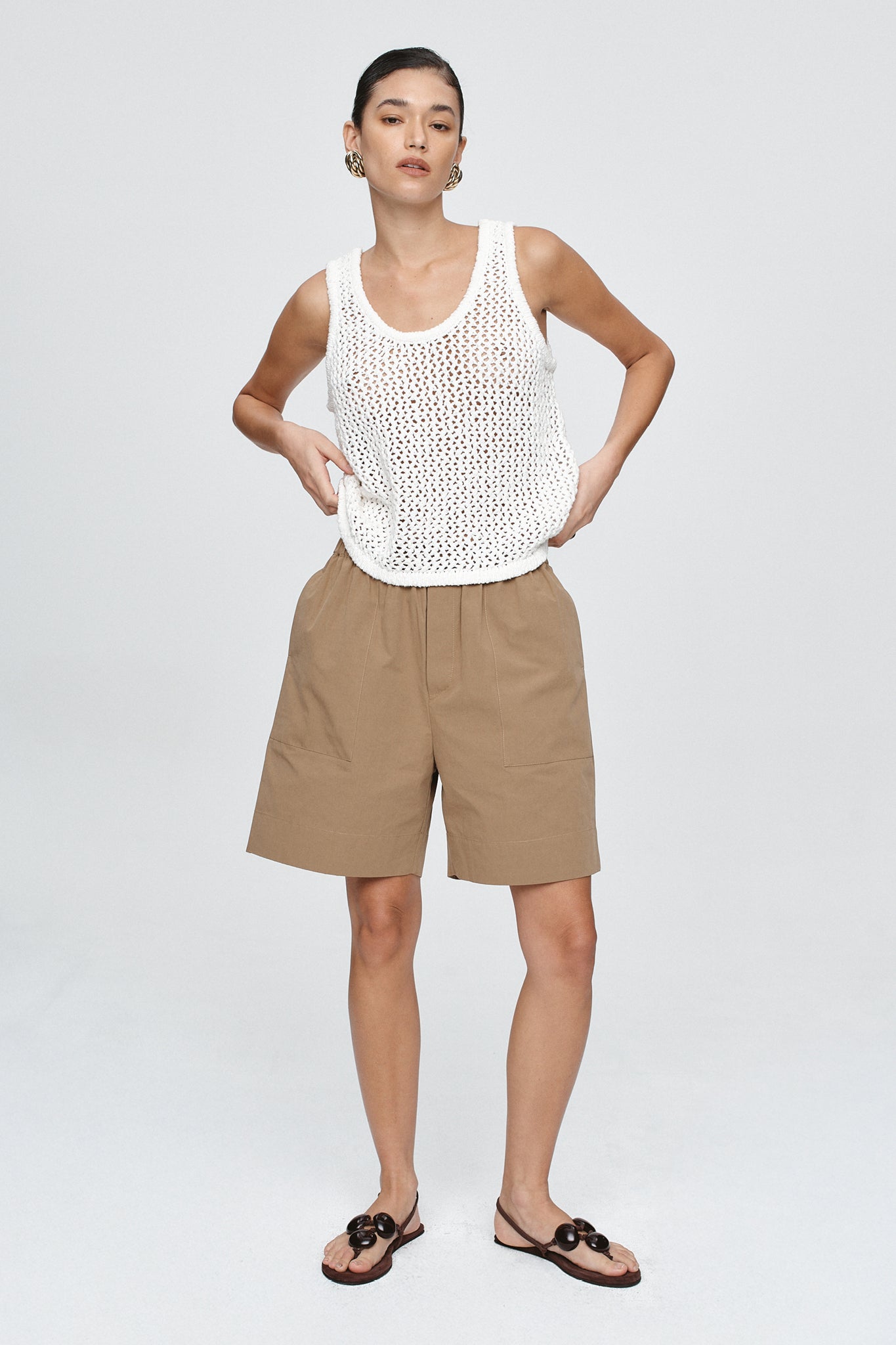 image of a model wearing the Marle Nova Top