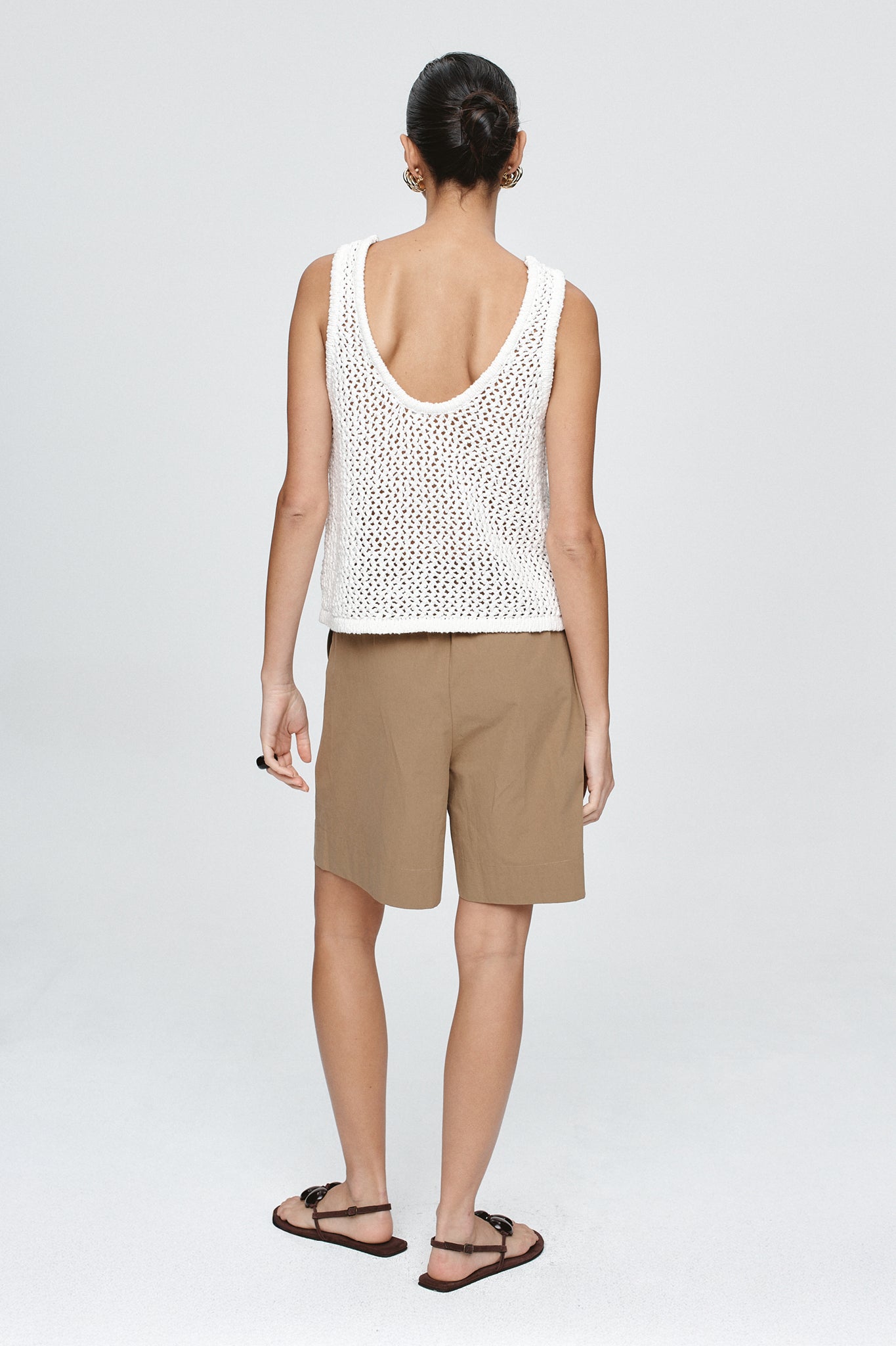 back image of a model wearing the Marle Nova Top