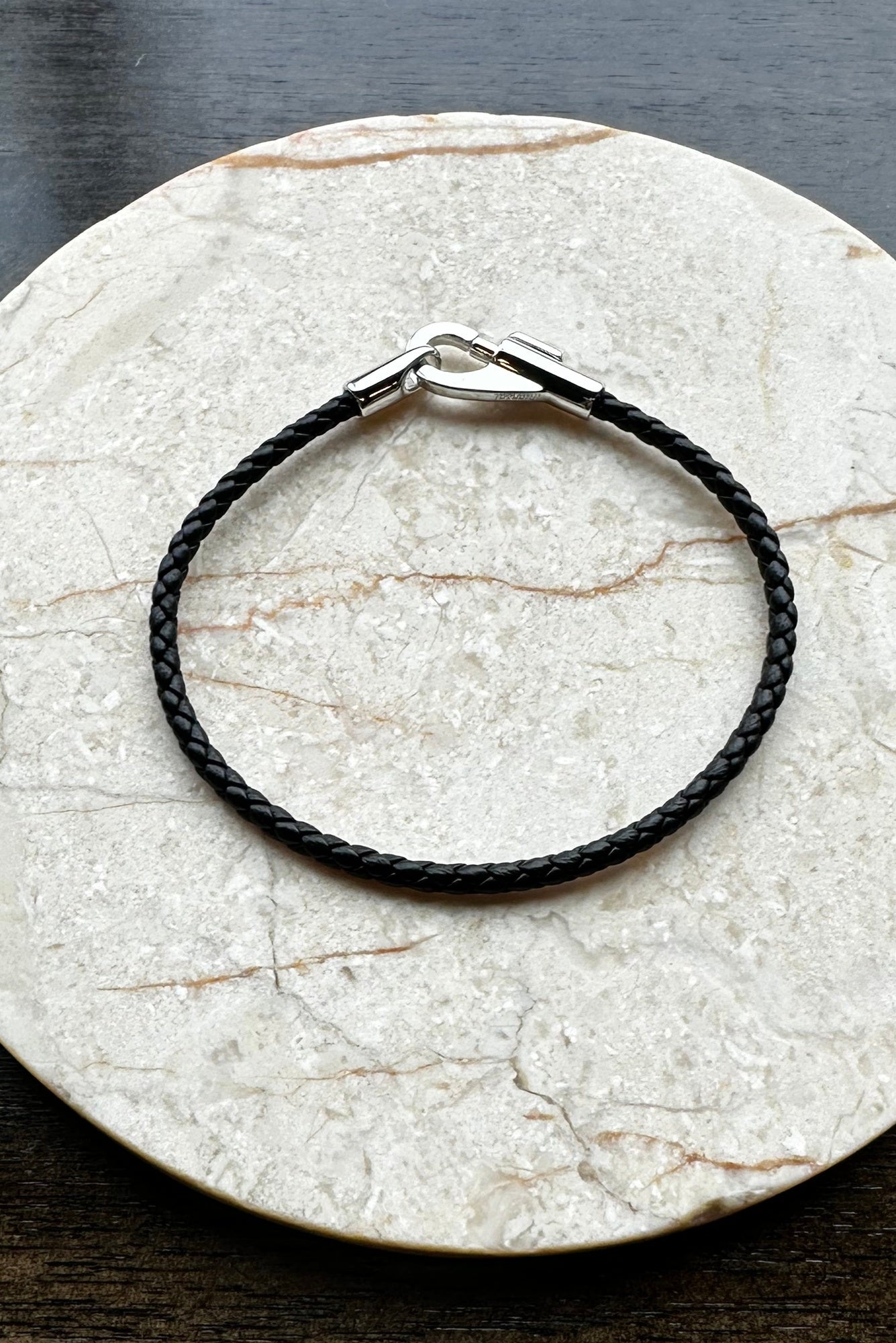 image of the Miansai Snap Leather Bracelet