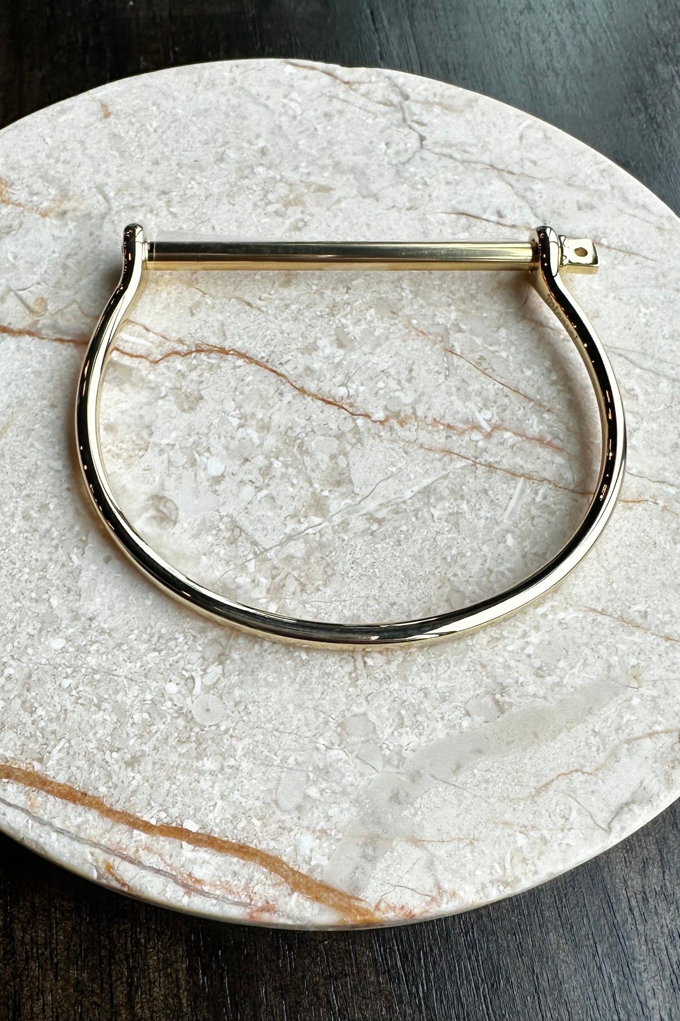 image of the Miansai Thin Screw Cuff