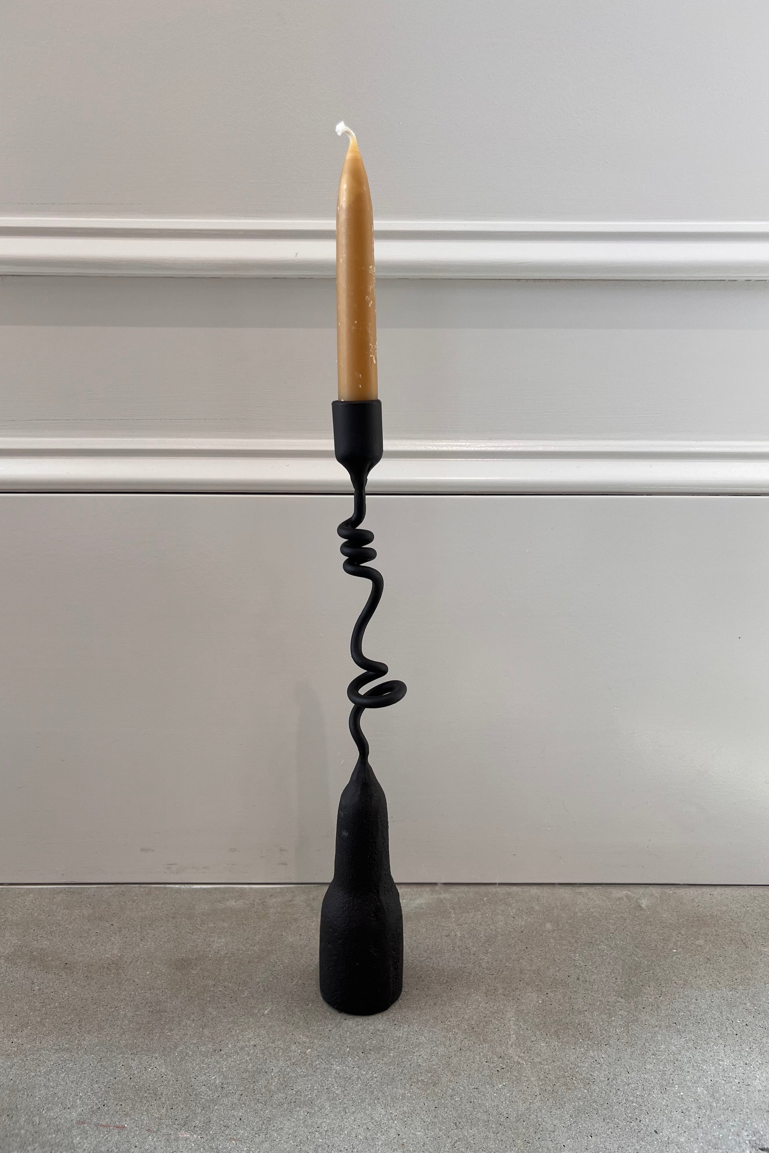 Sekoya Iron Hand Forged Candlestick 14" with 7/8" Diameter