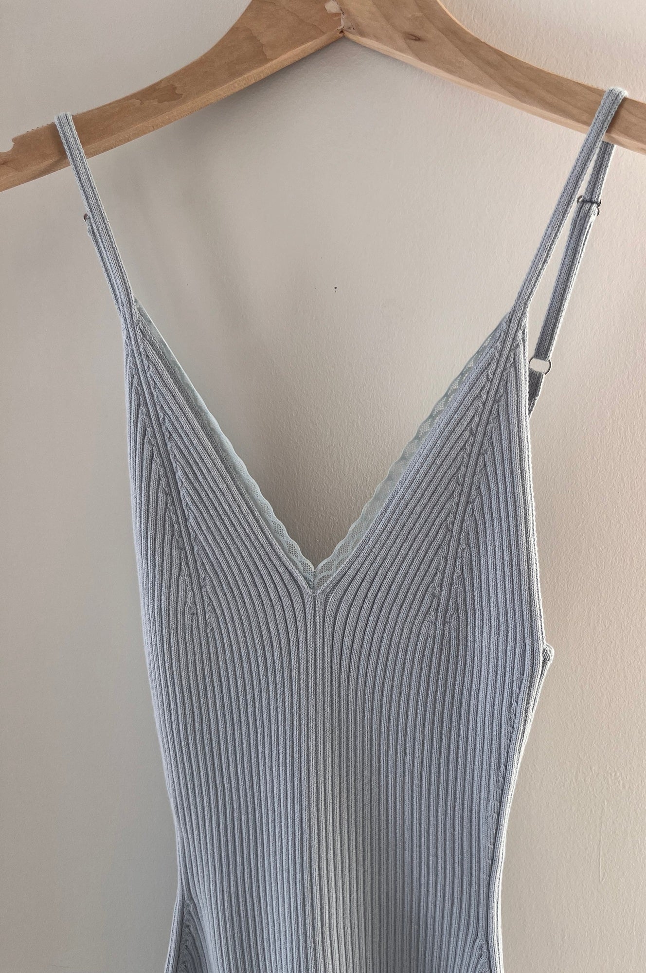 Sablyn Allison B Ribbed Dress with Lace