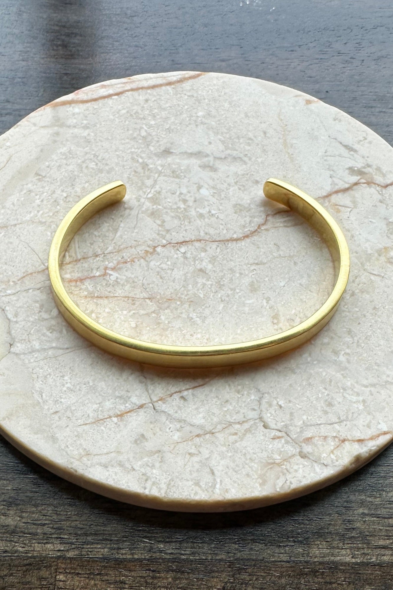 Miansai Singular Cuff, Brass Matte
