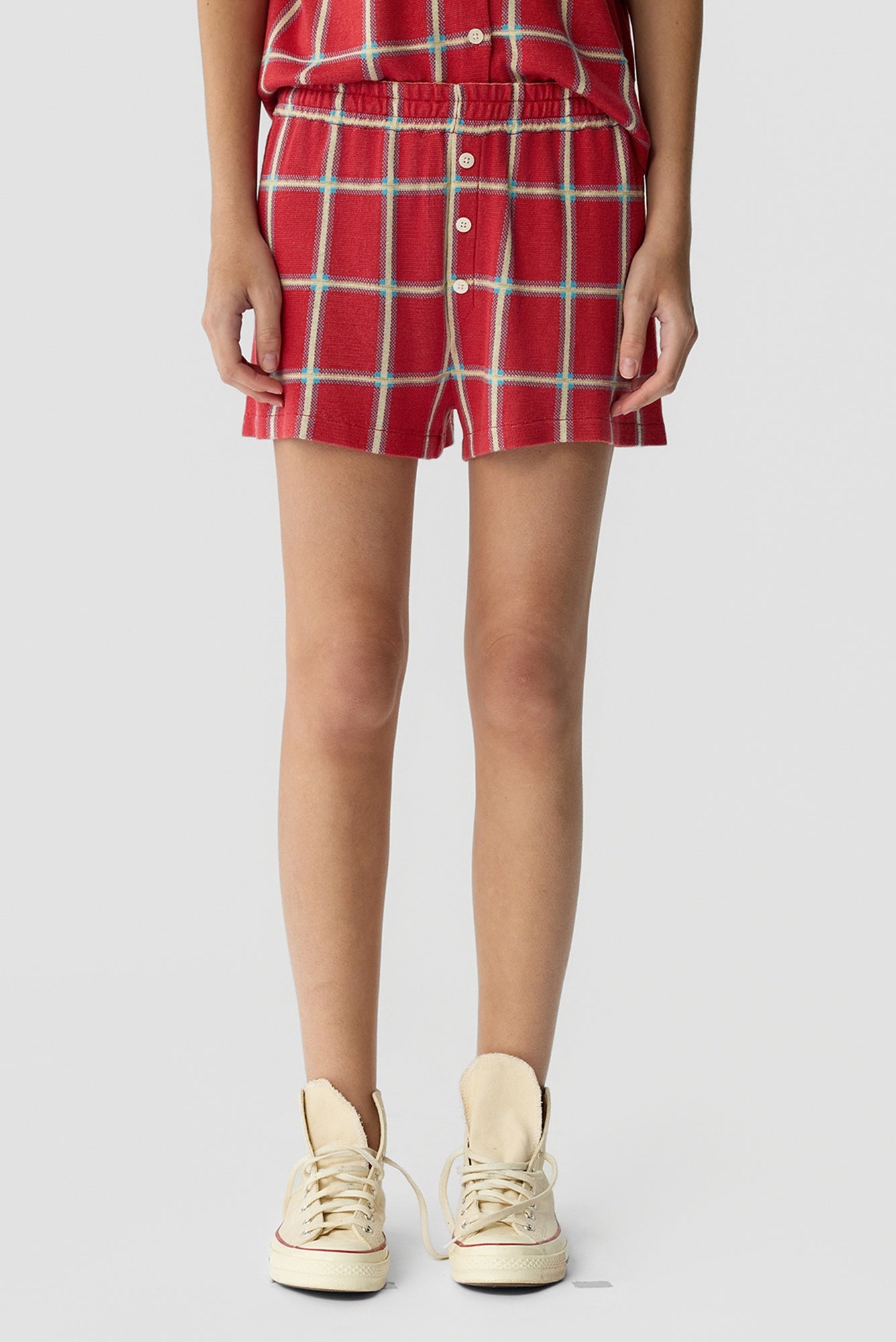 Guest in Residence Picnic Plaid Short