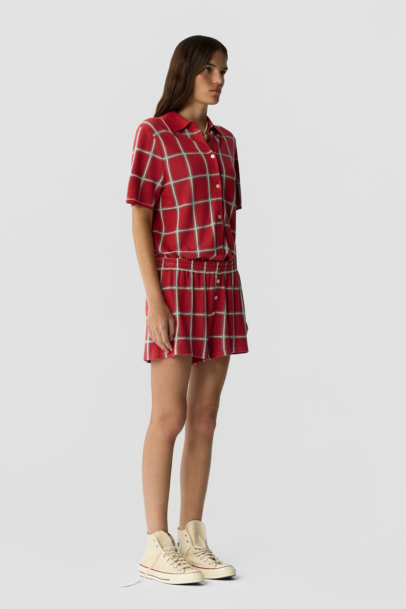 Guest in Residence Picnic Plaid Shirt