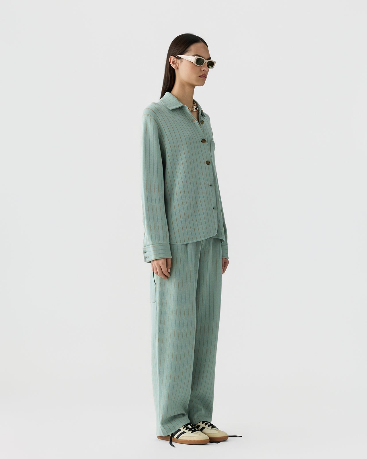 Guest in Residence Pinstripe Work Shirt