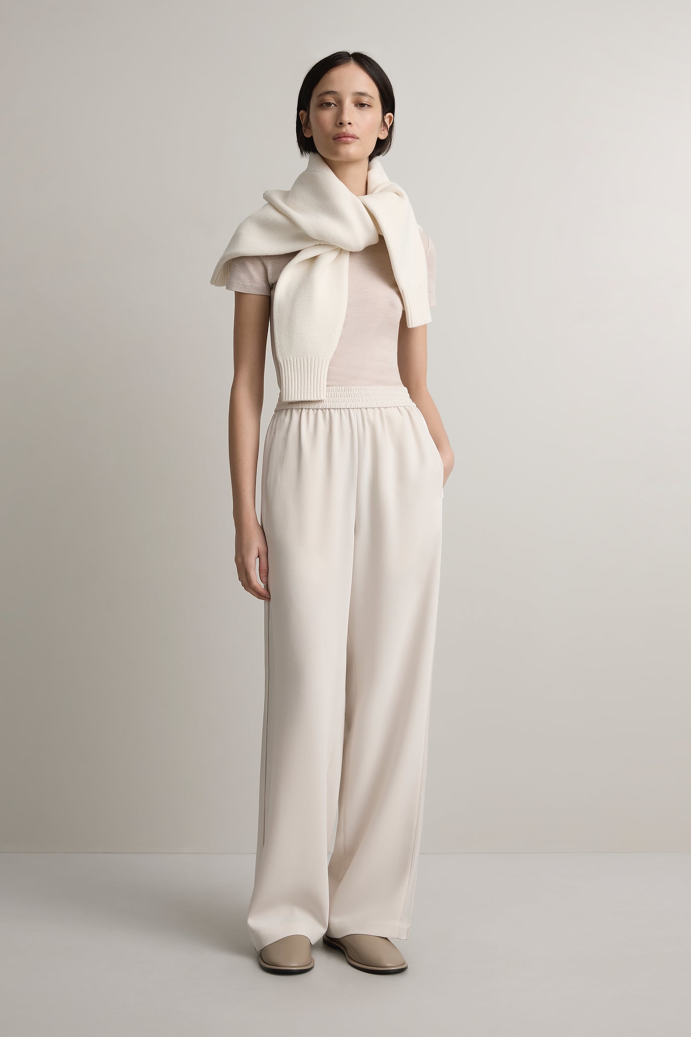 A Emery Angus Pant-Oyster
