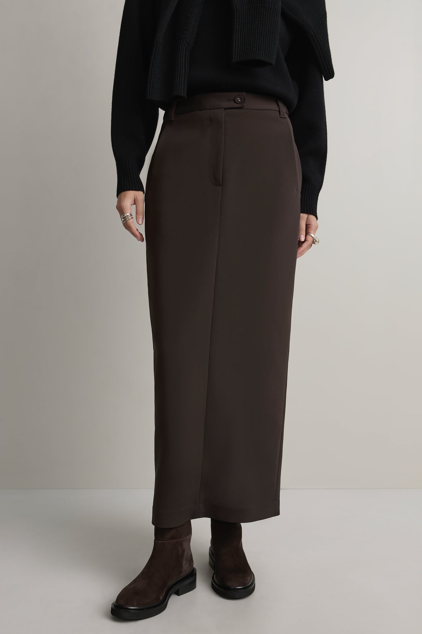 A Emery Adrien Skirt-Bistre