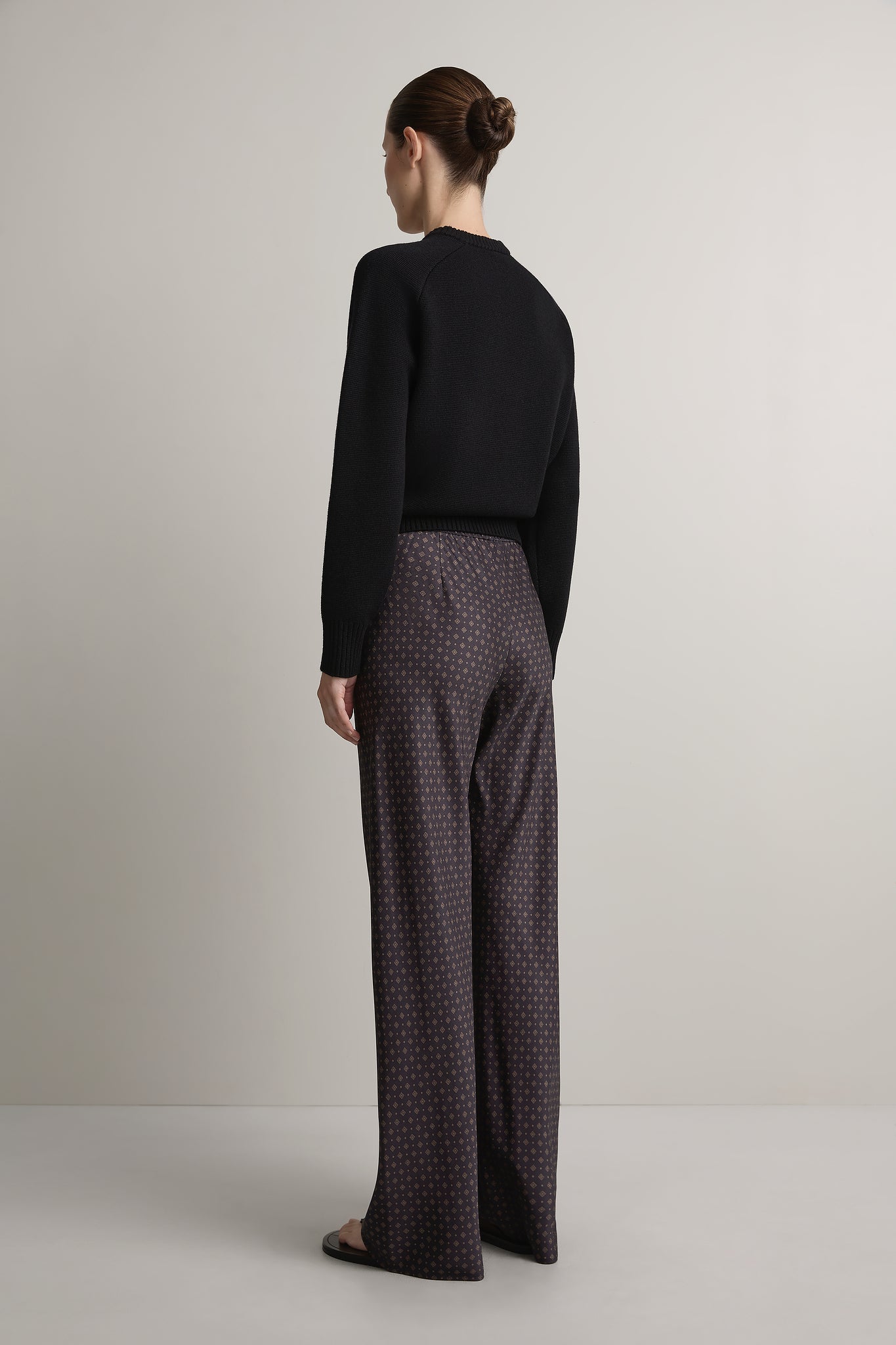 A Emery Estee Bias Pant-Ink Foulard