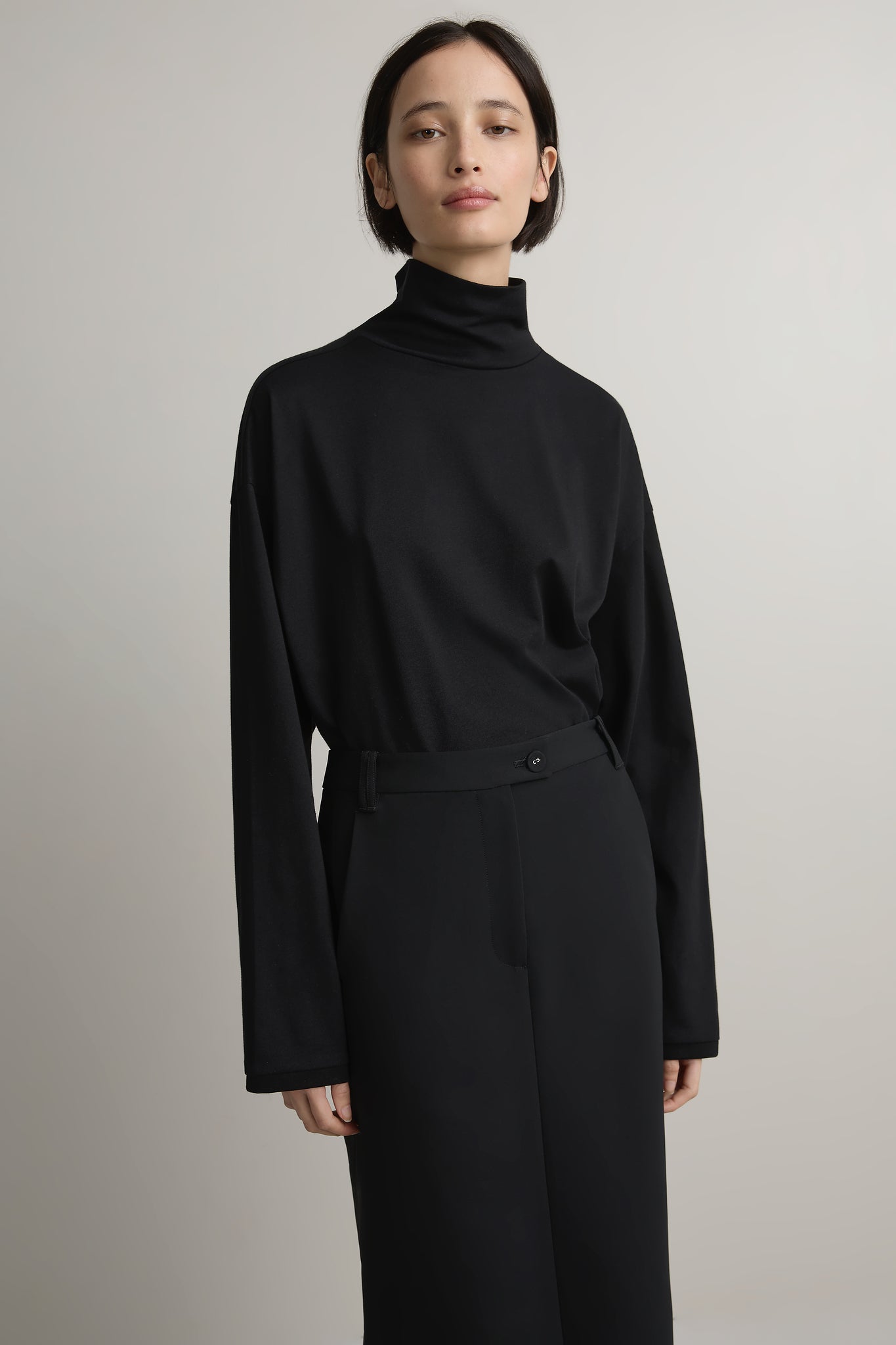 A Emery Miles Top-Black