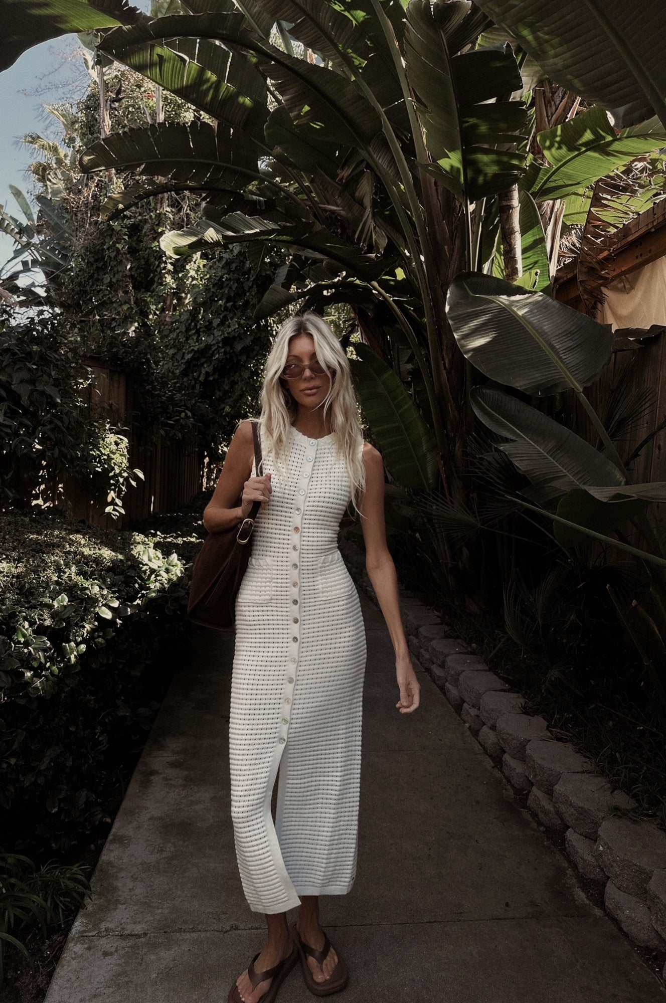 image of a model wearing the Sancia Kamila Knit Dress