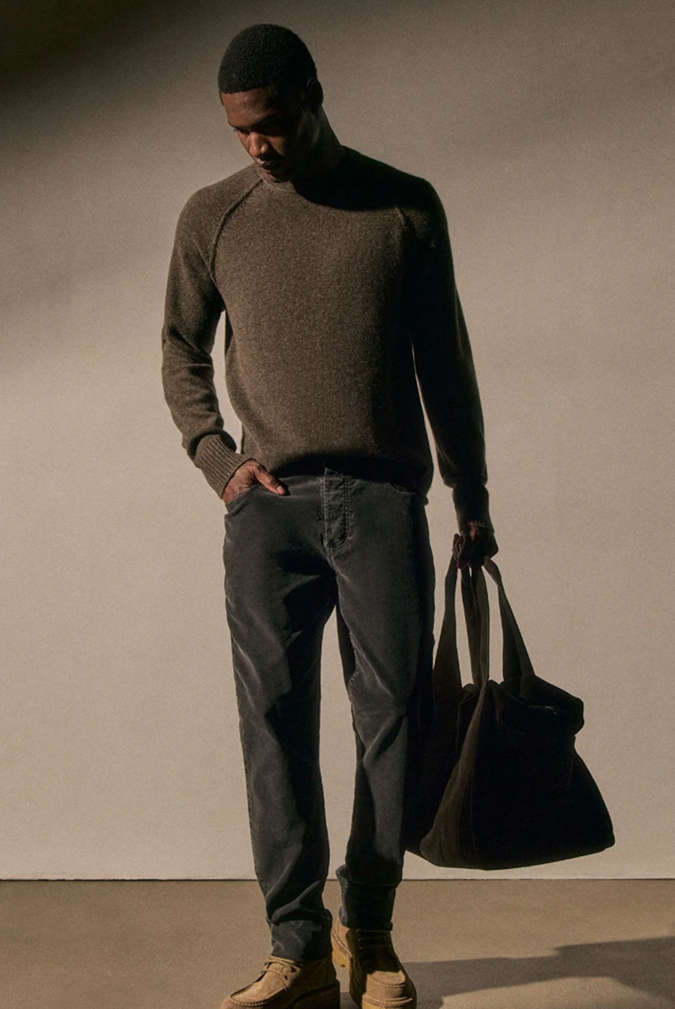 James Perse 5 Pocket Corduroy Pant, Magma Pigment