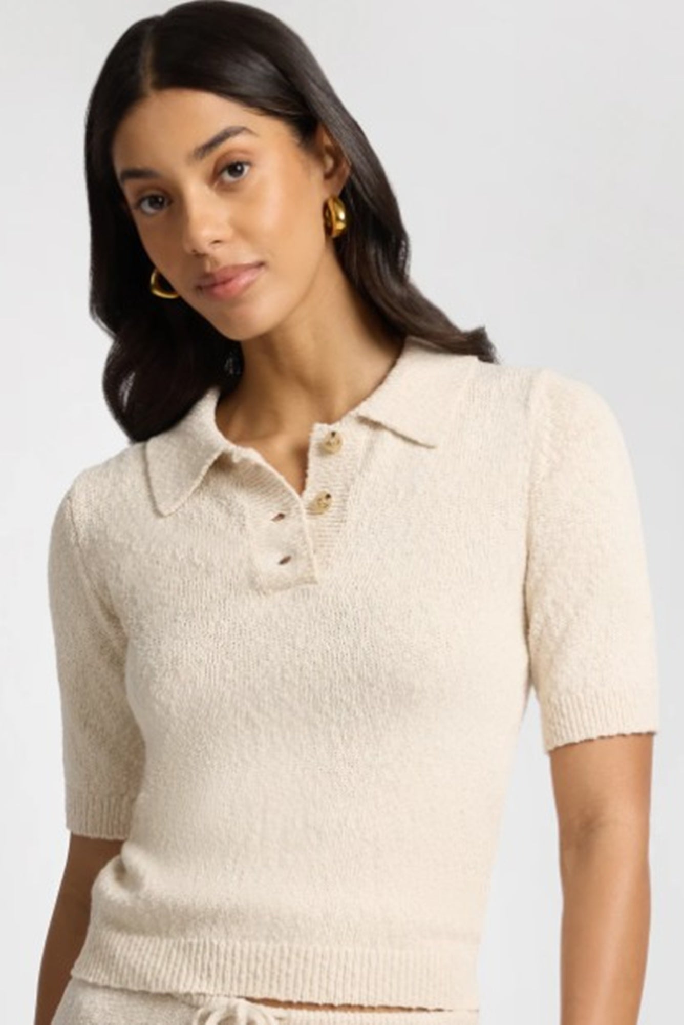 Onia Cotton Boucle Polo