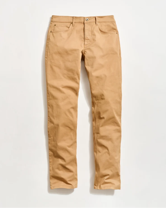 Billy Reid Cochran Jean in British Khaki against a white background