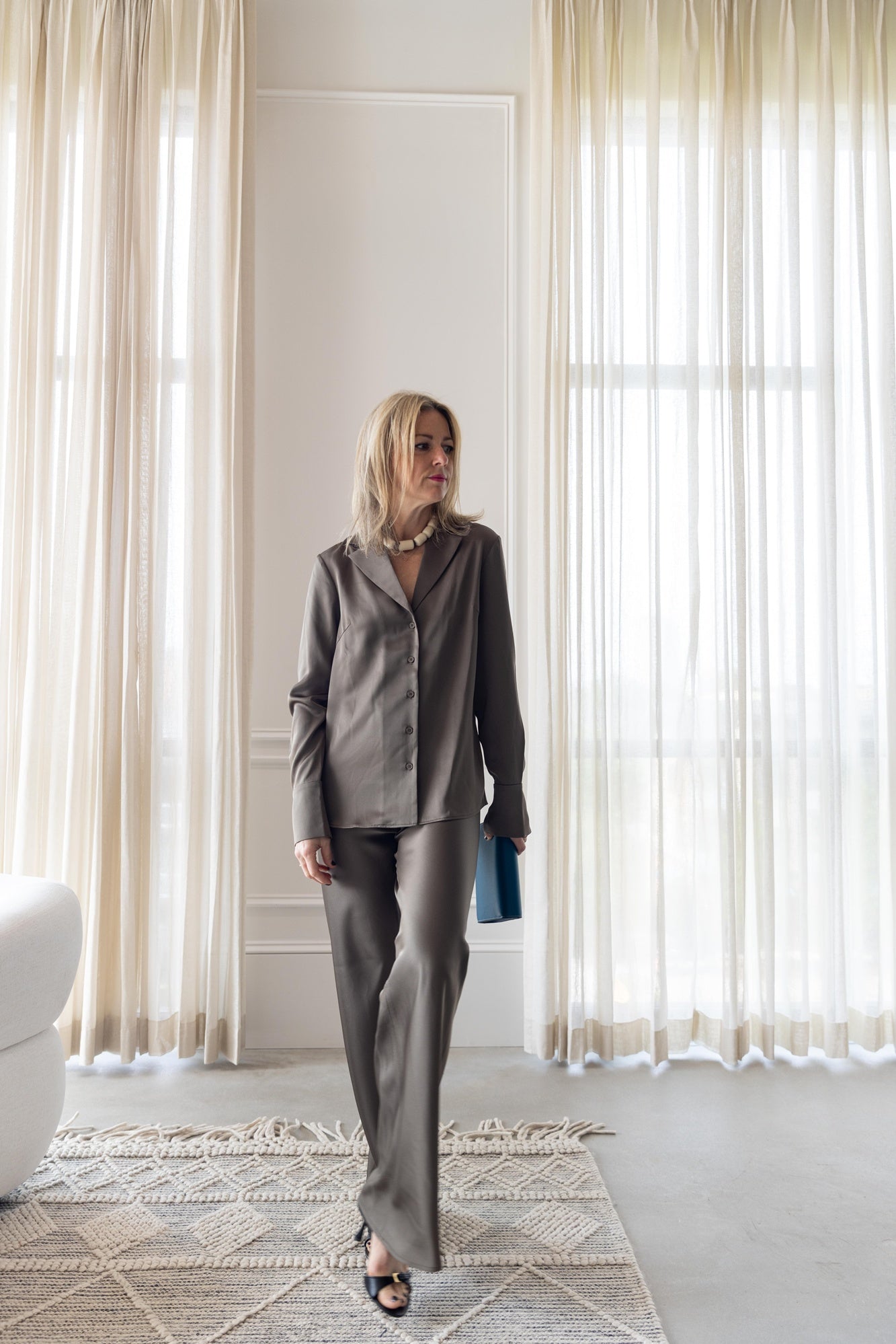 A. Emery The Myrna Deep Olive Pant