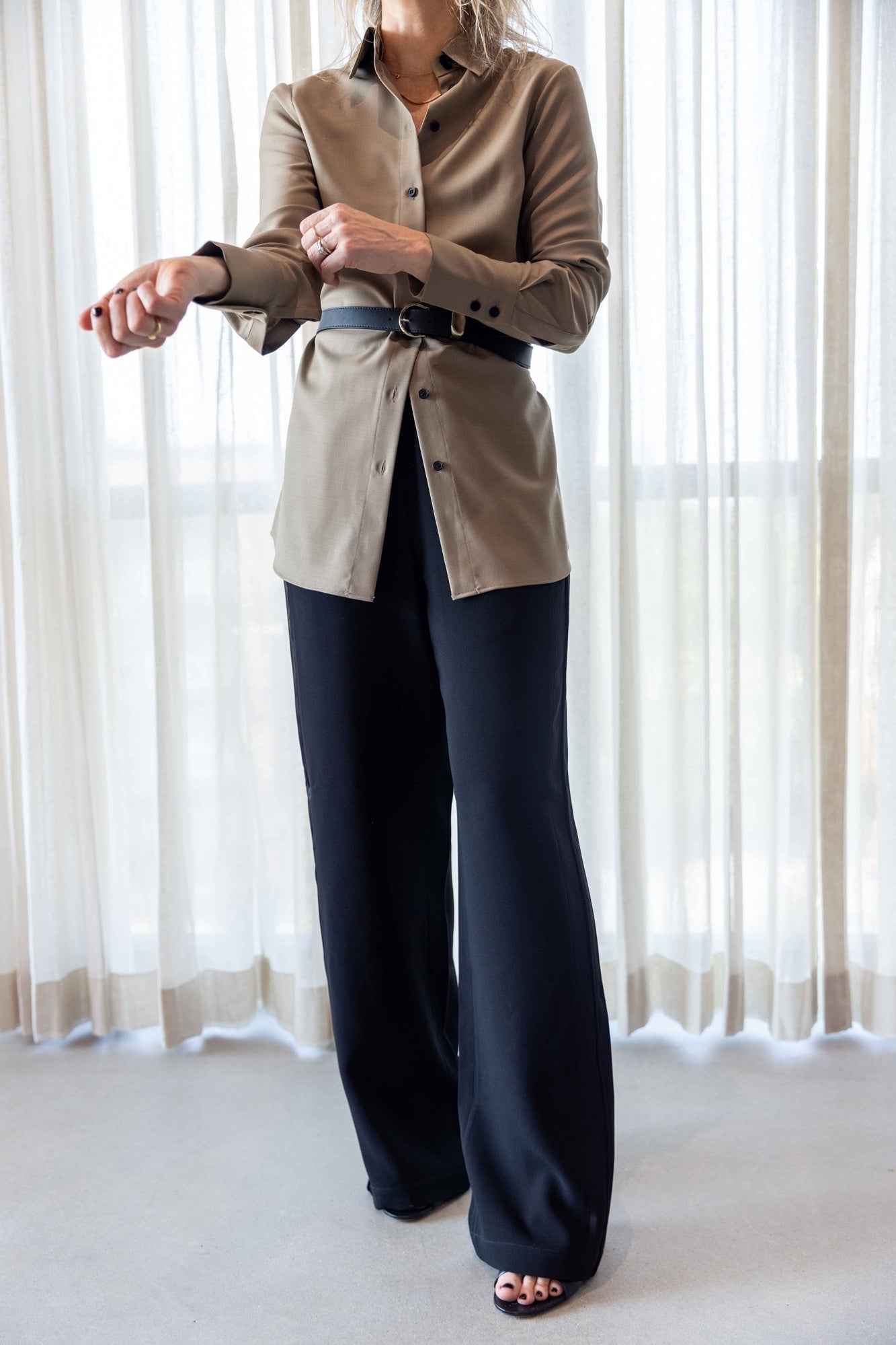 A Emery Angus Pant-Black