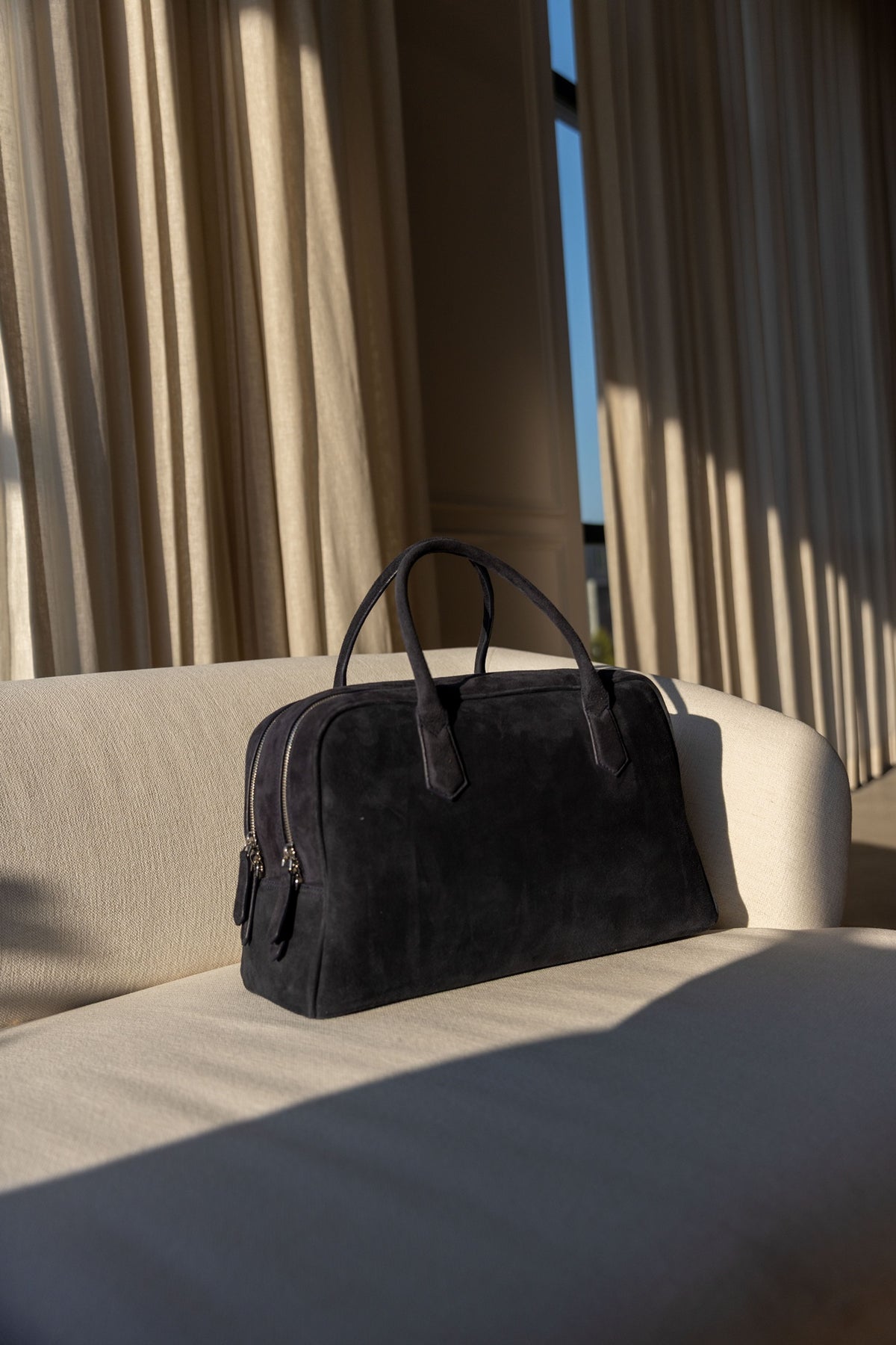 A Emery Talbot Bag-Ink Suede