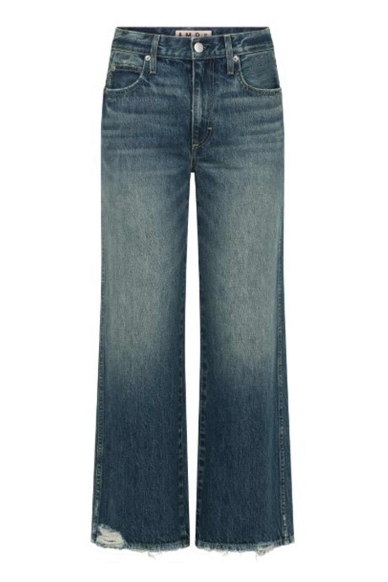 Amo Denim Robbie Mid Rise Relaxed Jean