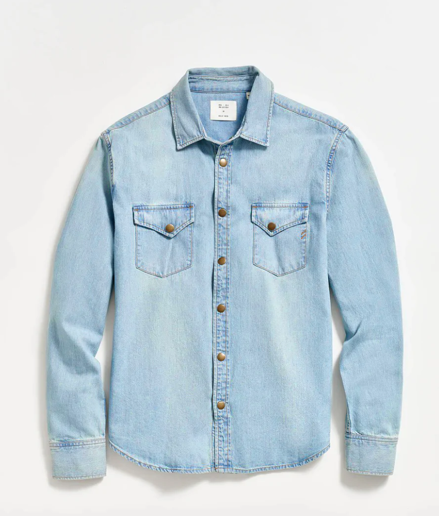 Billy Reid Shoals Denim Shirt