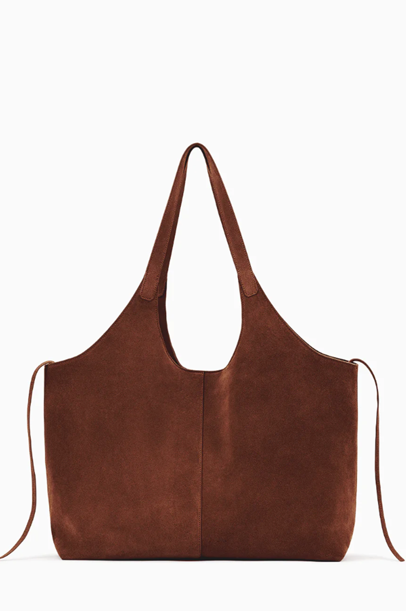 Aesther Ekme Handbag Cabas Supple XL Suede Cocoa