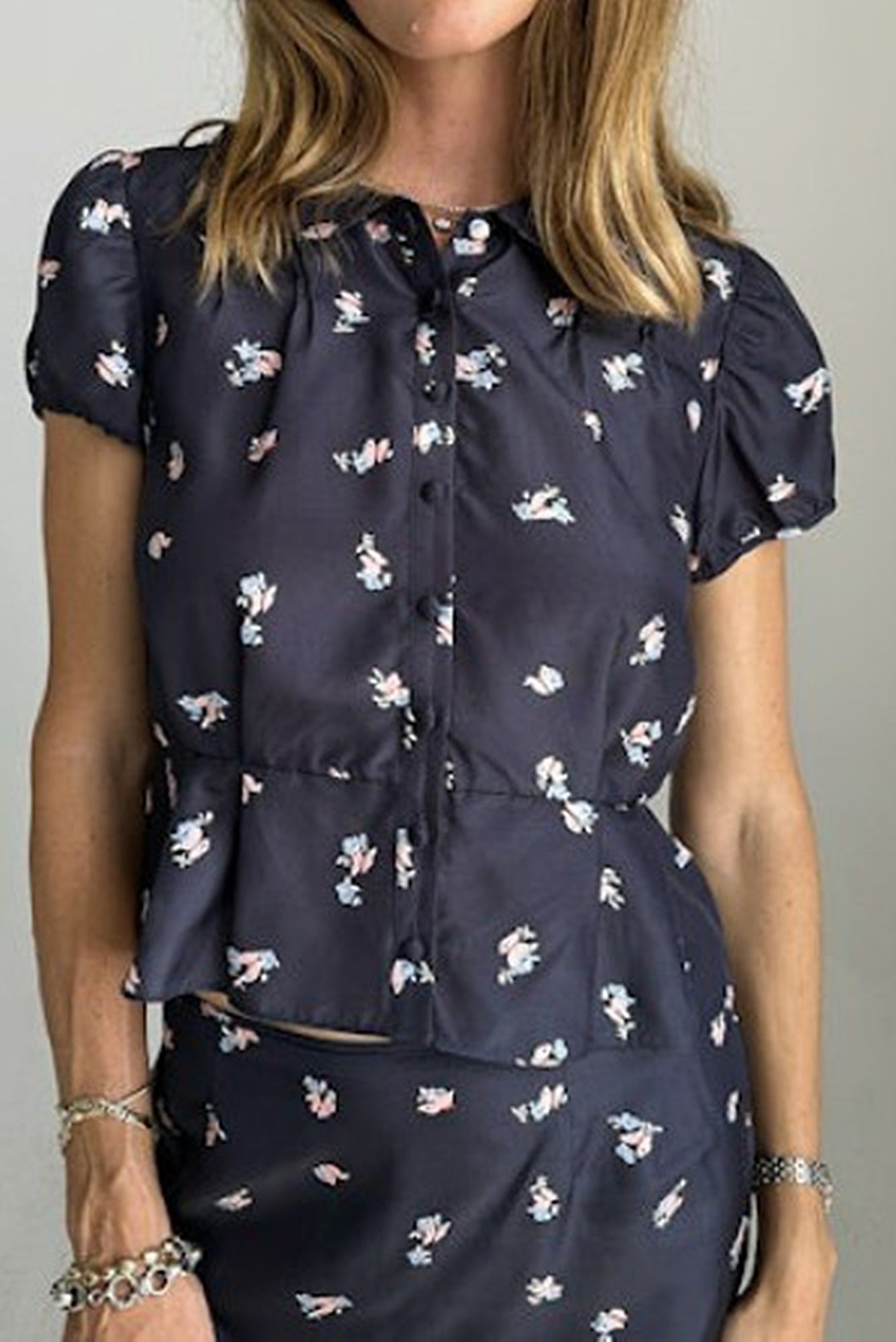 image of a model wearing the Ciao Lucia Yvonne Top