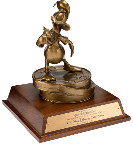 Walt Disney Donald Duck 40 Year Service Award 1971 Very Rare