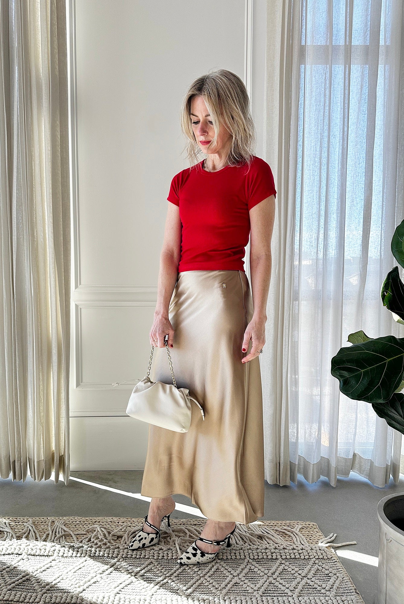 Eterne Chloe Short Sleeve Ribbed Baby Tee