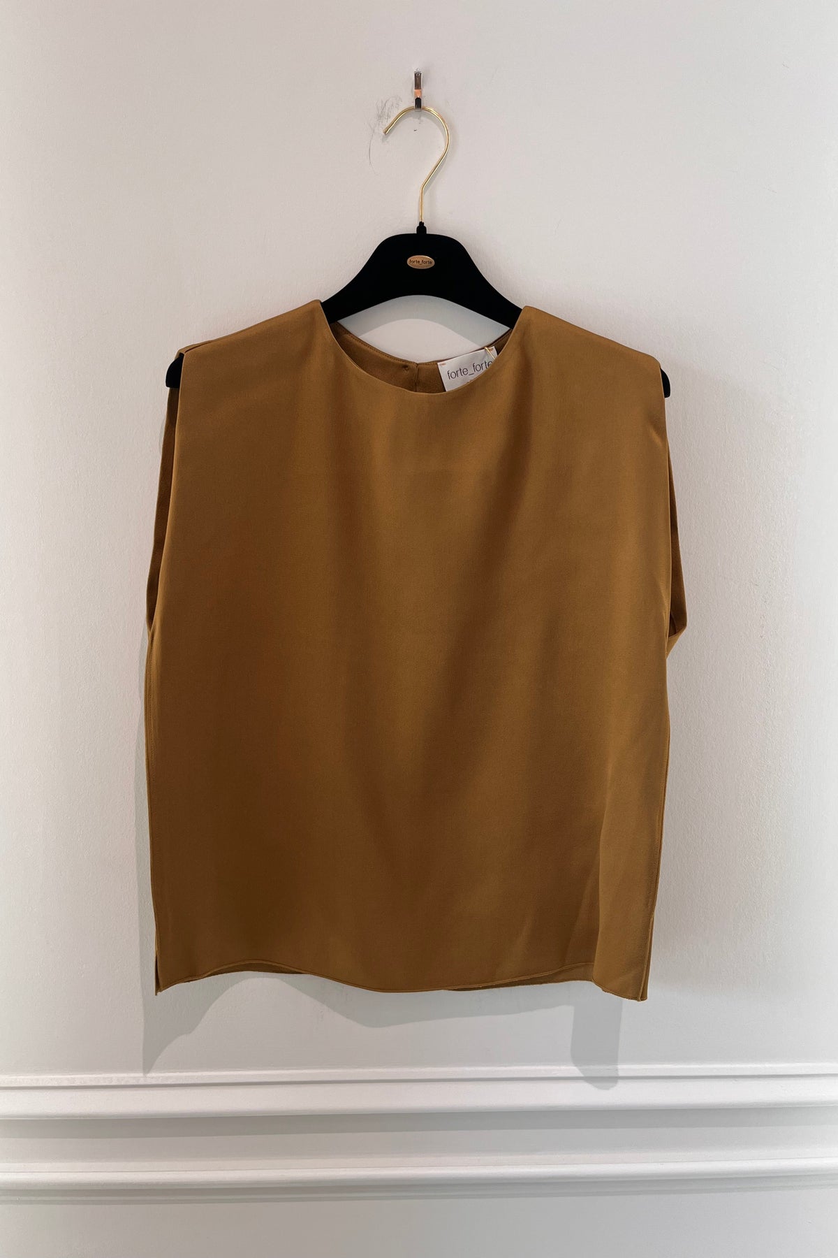 Forte Forte Shiny Envers Satin Top