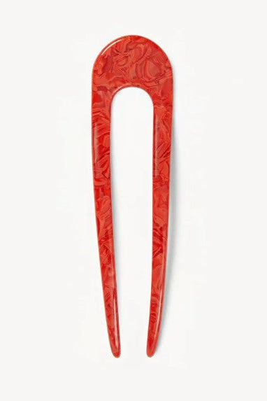 Machete French Hair Pin-Poppy
