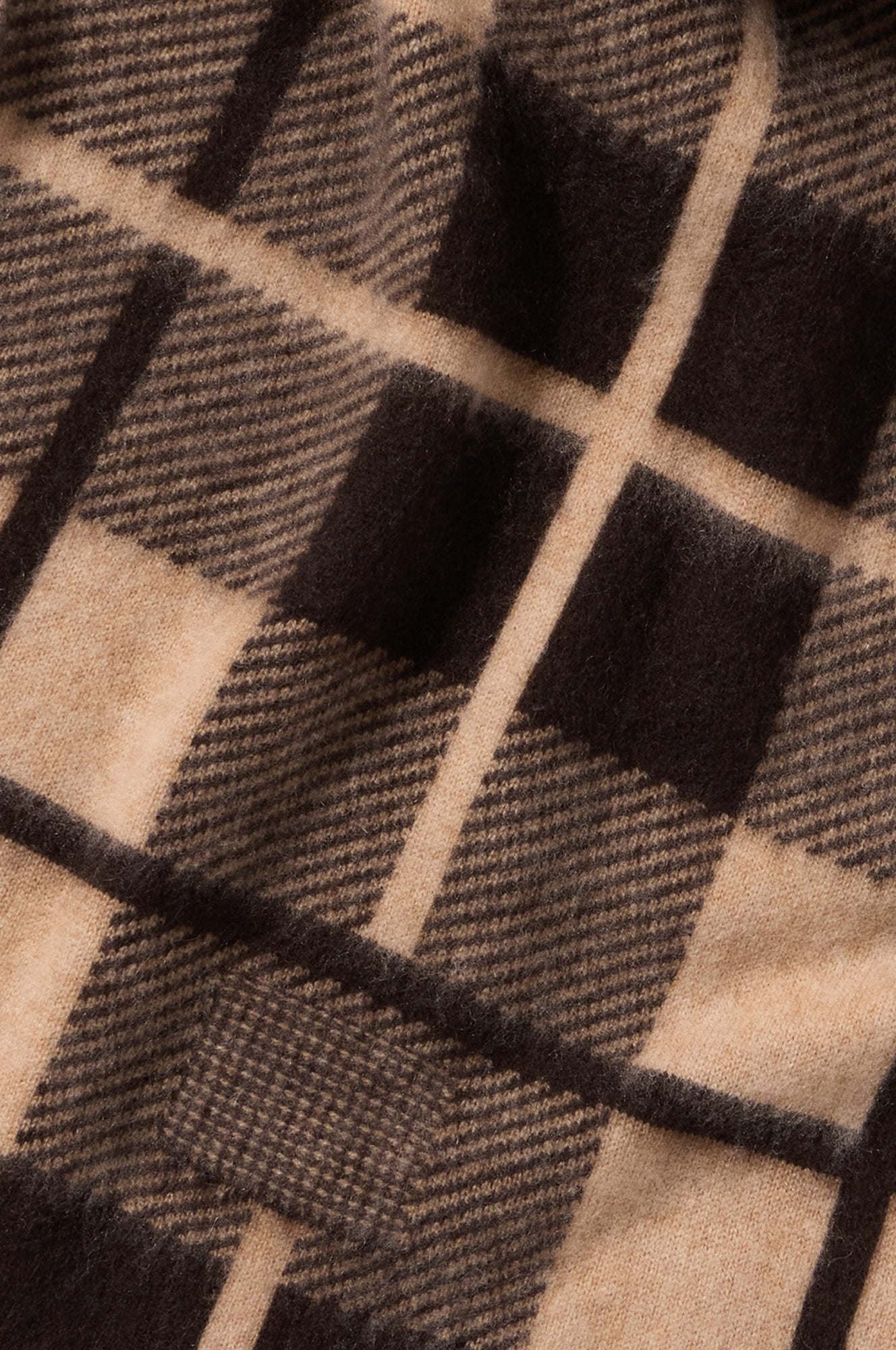 image of the guest in residence big plaid scarf