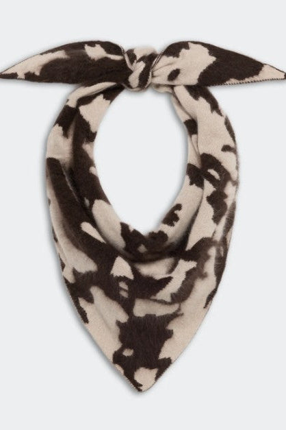 Guest in Residence Grizzly Cowhide Wild Rag Scarf