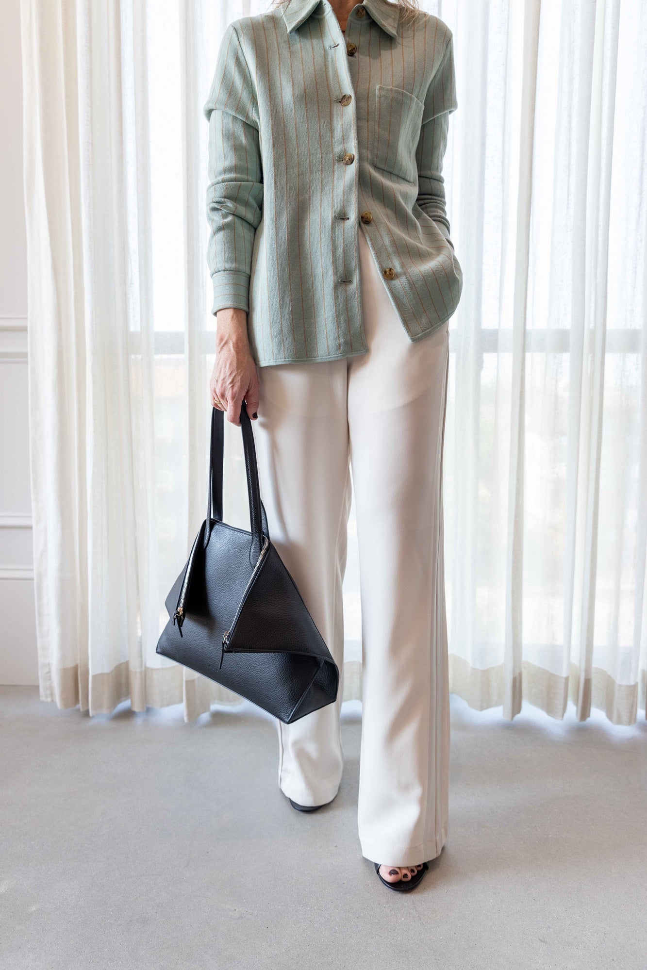 A Emery Angus Pant-Oyster