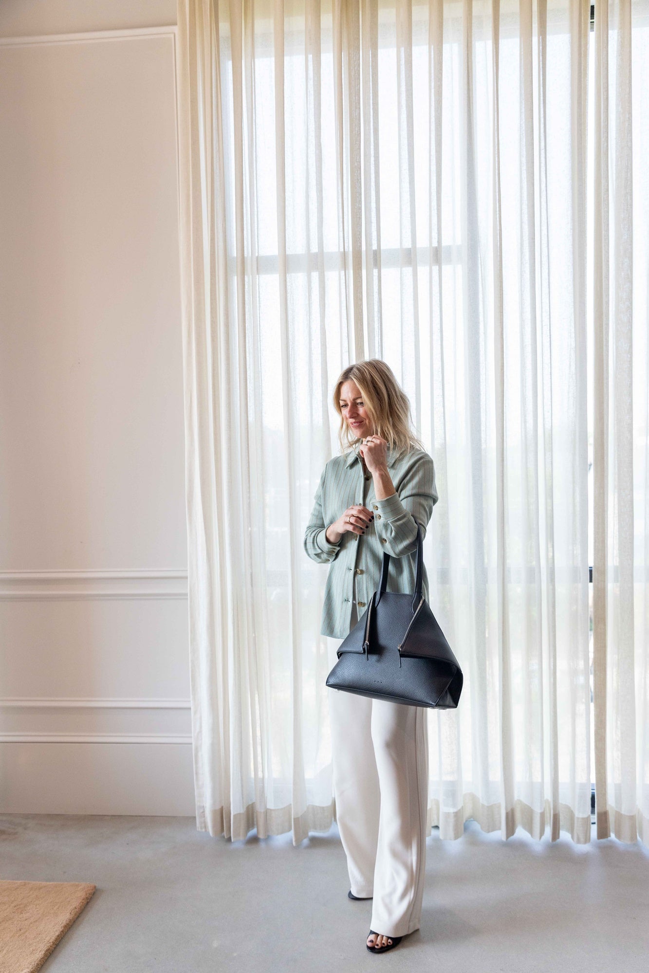 A Emery Angus Pant-Oyster