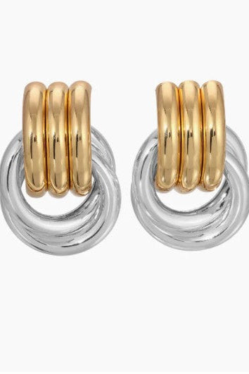 Heaven Mayhem Double Knot Mixed Earrings