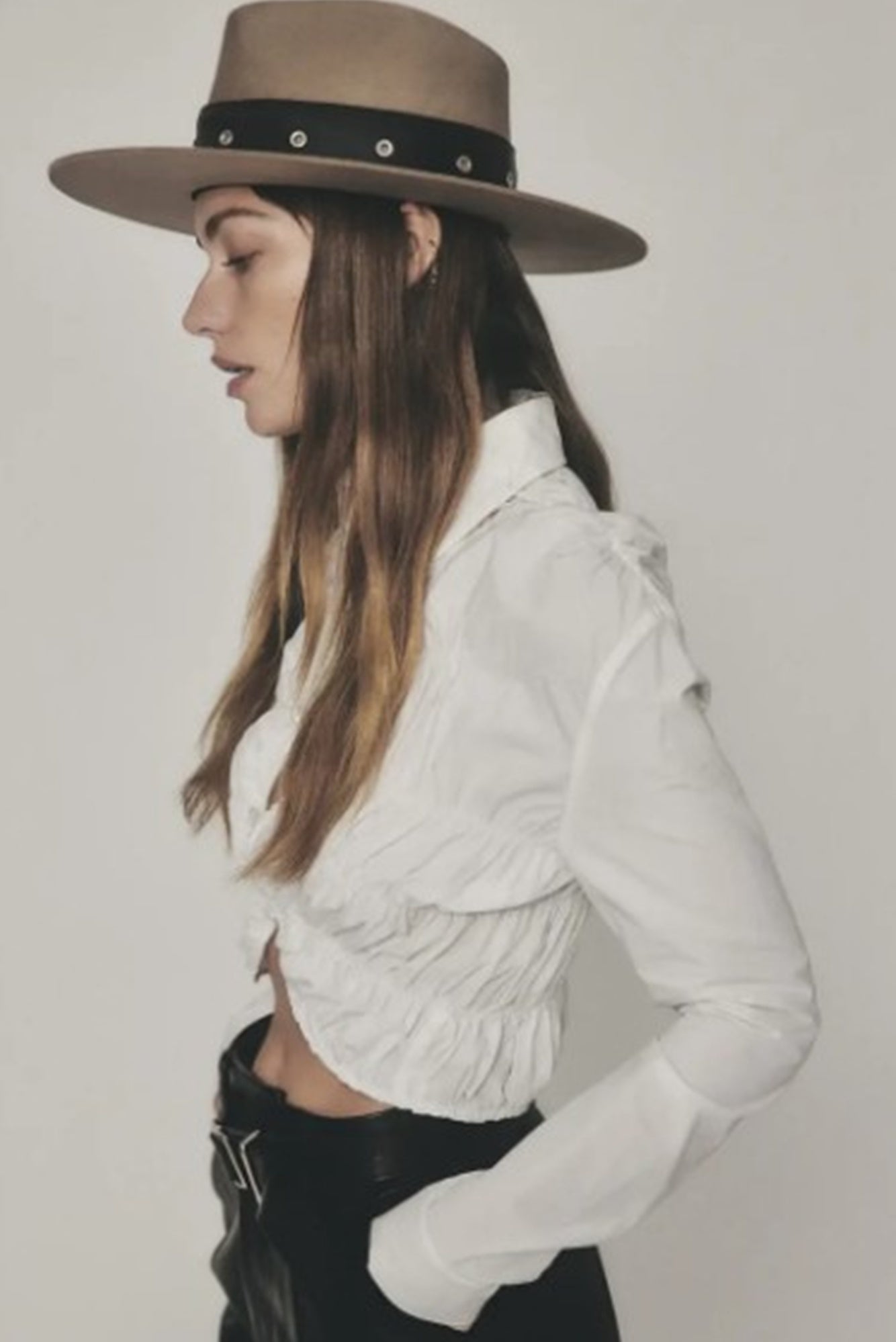 Janessa Leone Bennett Wool Hat