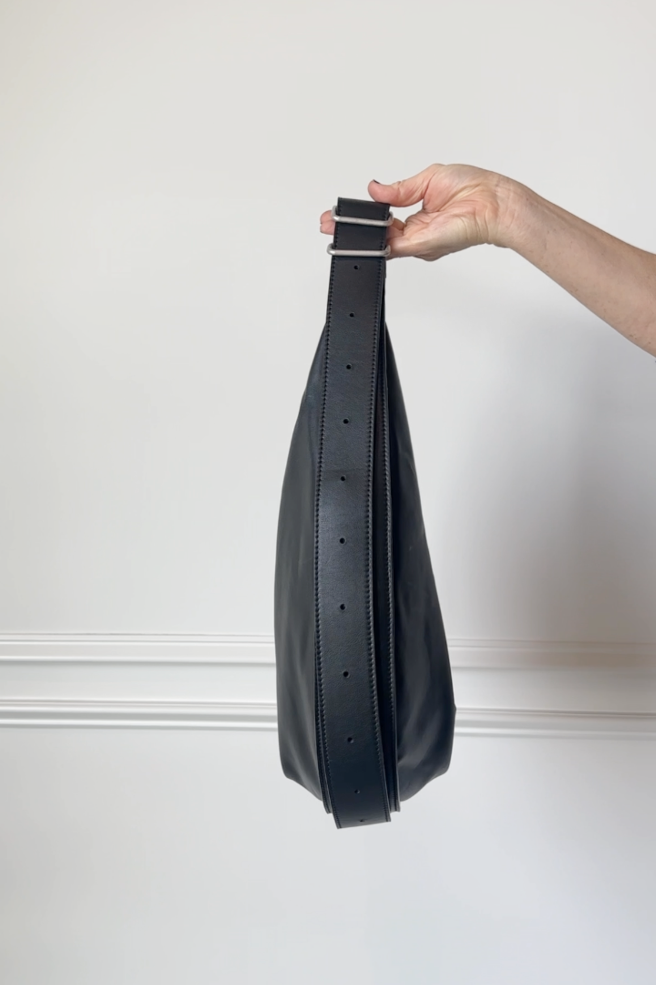 image of the janessa leone bowe bag in black