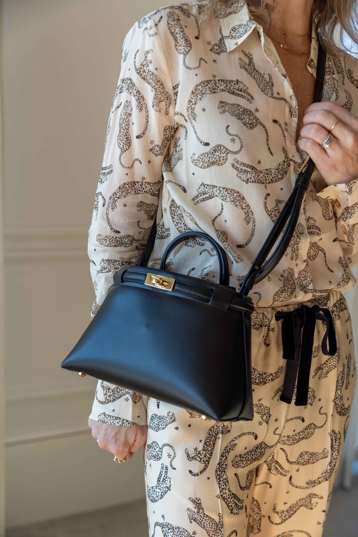 Janessa Leone Mini Leone Bag, Black