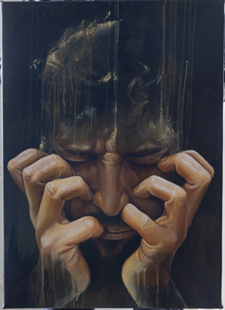 Liam Bononi, Silence Preceding the Scream 2023, 50cm x 70cm