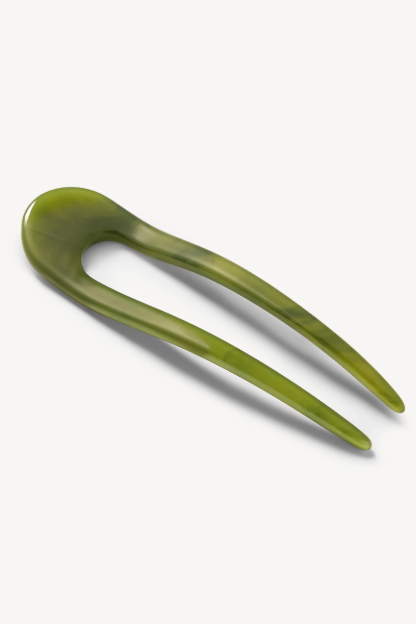 Machete French Hair Pin-Algae