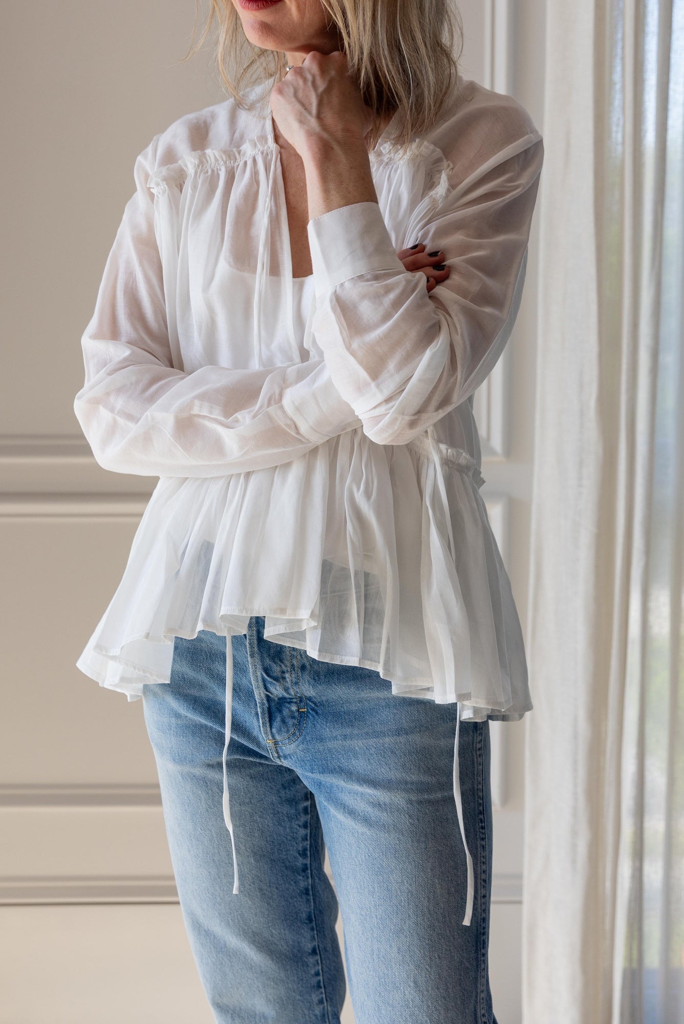 Paris Georgia Silk Voile Top