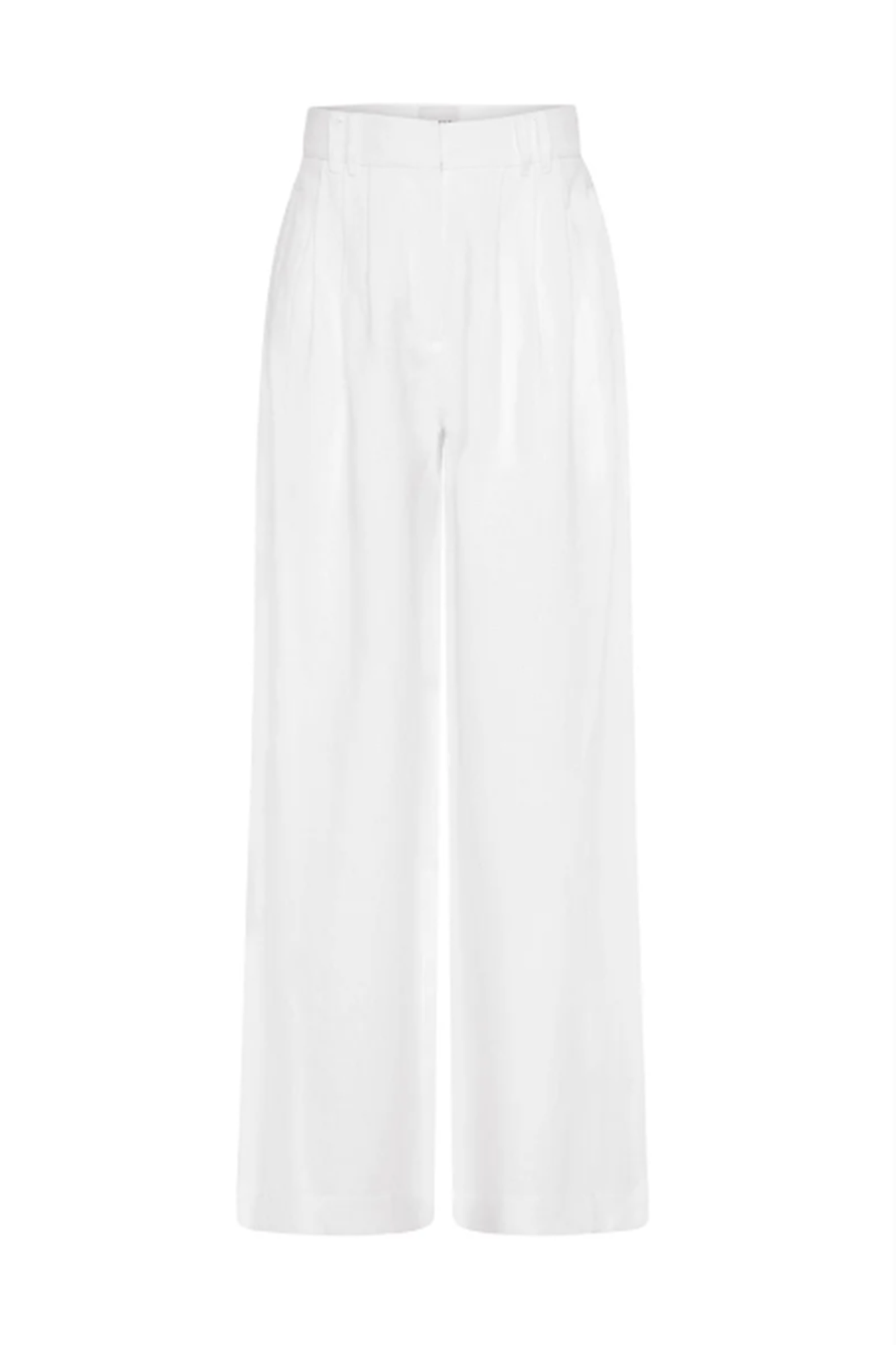 White pants on a white background