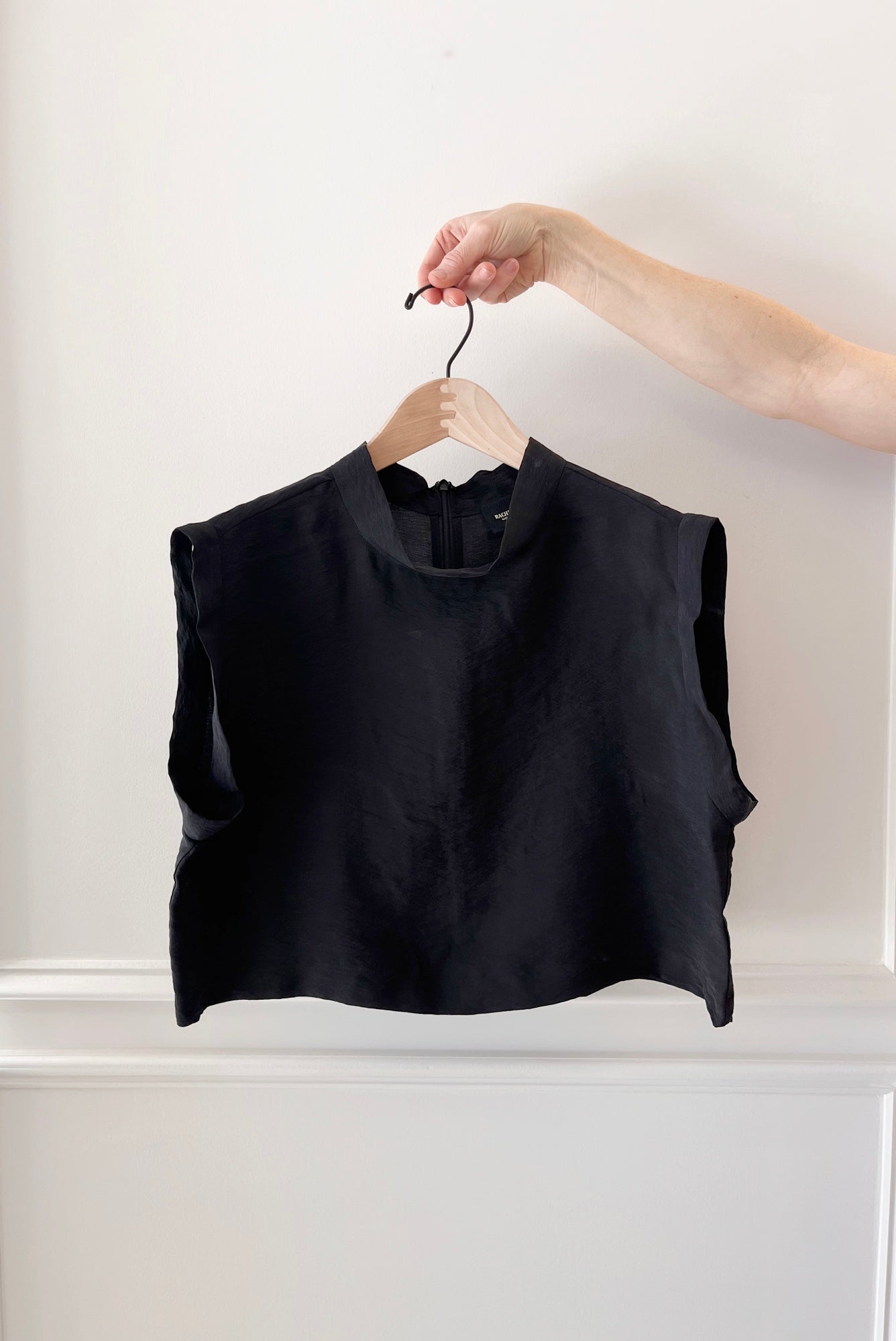 image of the Rachel Comey Bacchus Top in Black