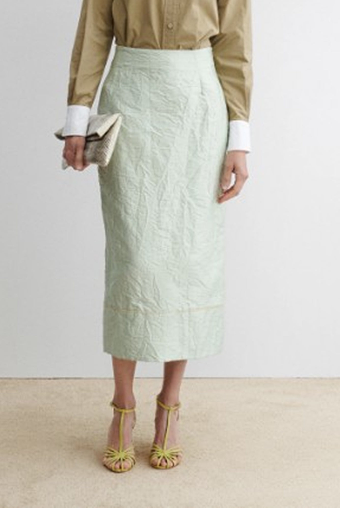 image of a model wearing the Rachel Comey Vick Skirt