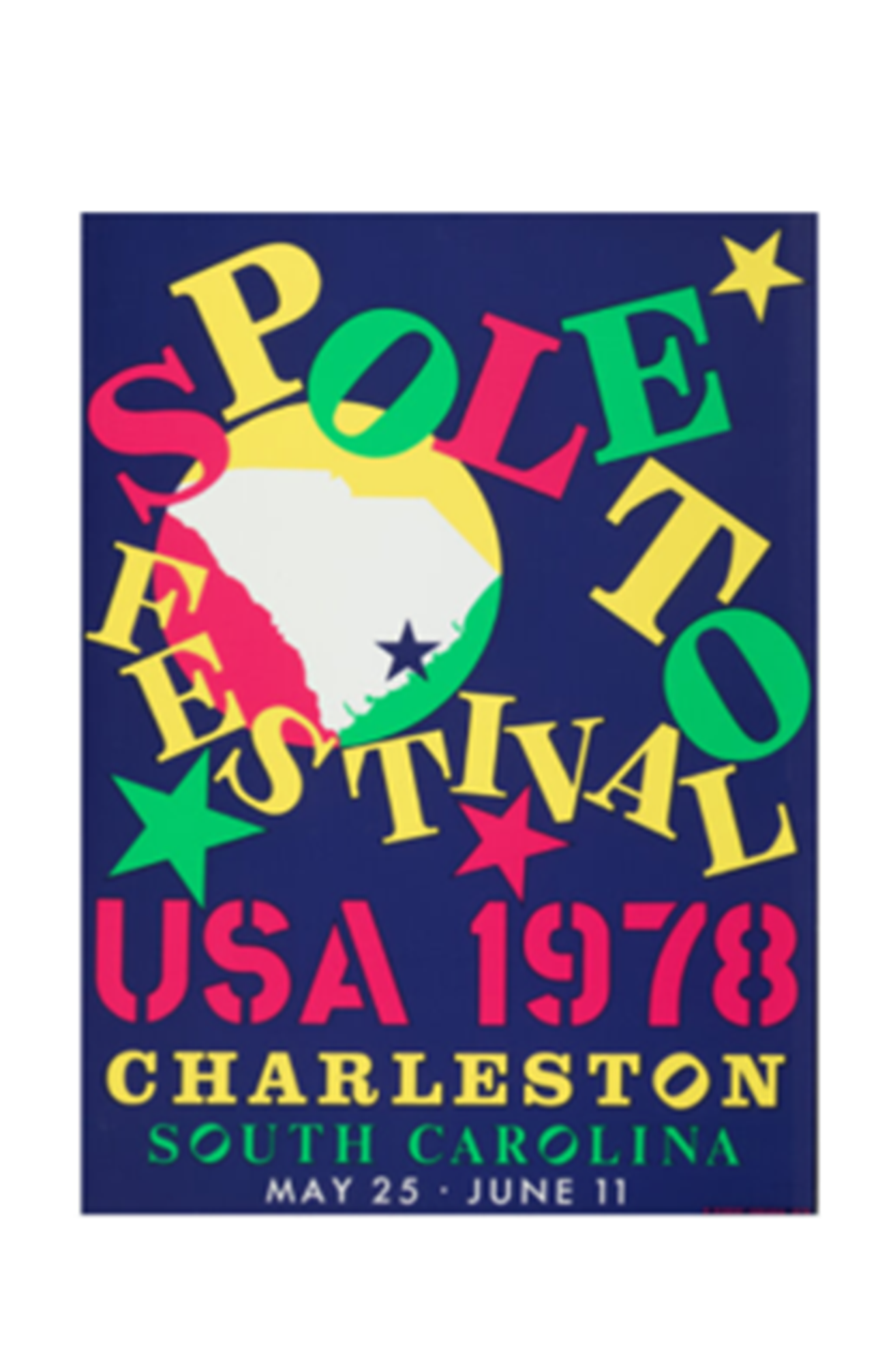 Robert Indiana Original 1978 Spoleto Poster