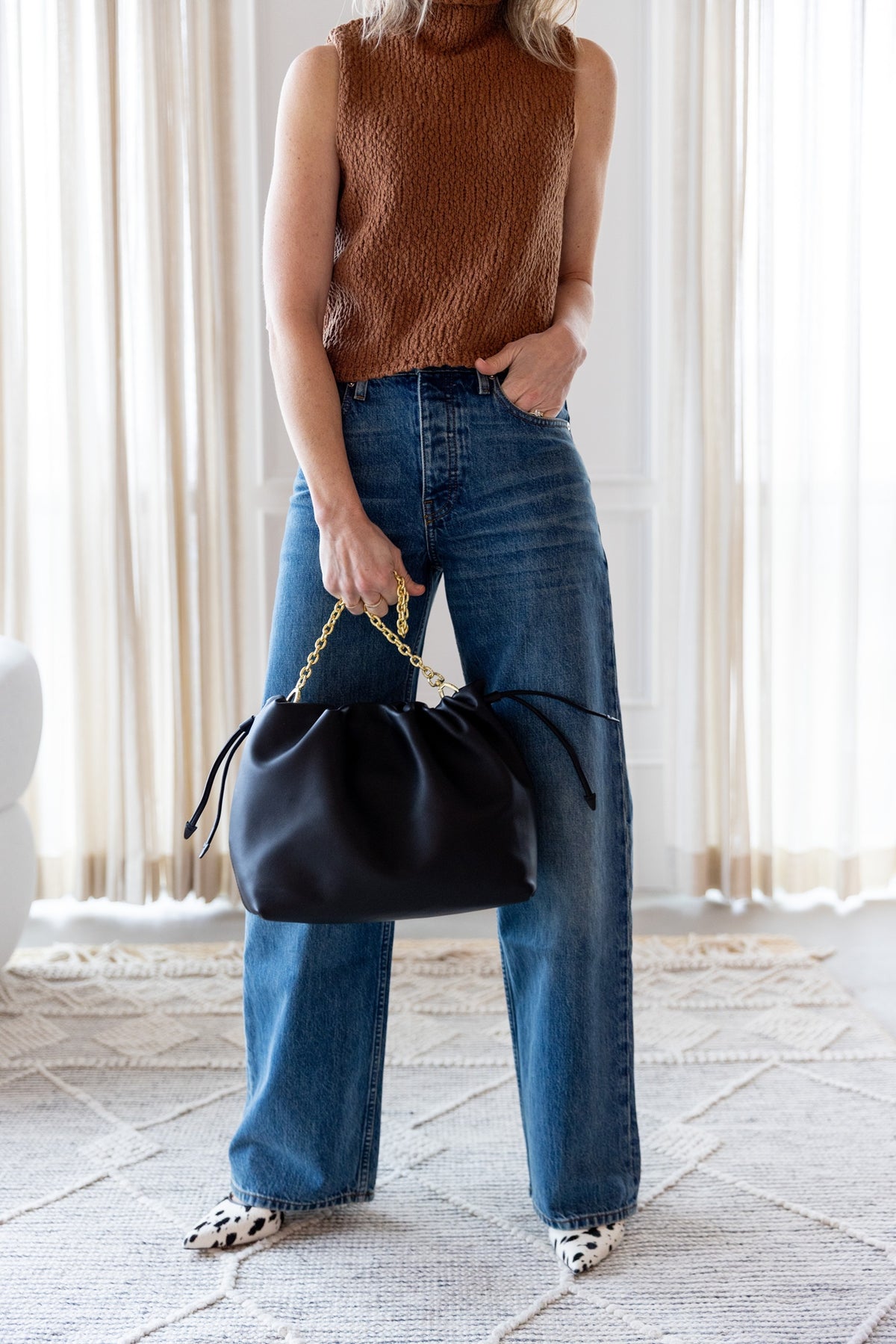 Studio Amelia Alexandra Drawstring Bag
