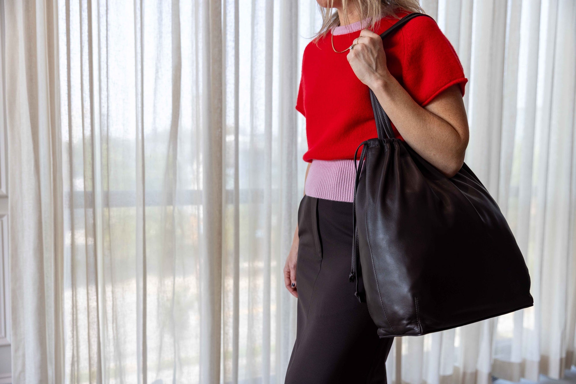 A Emery Sibella Bag-Bistre